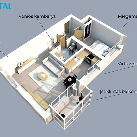 Daukanto 33 Apartamentai Kłajpeda